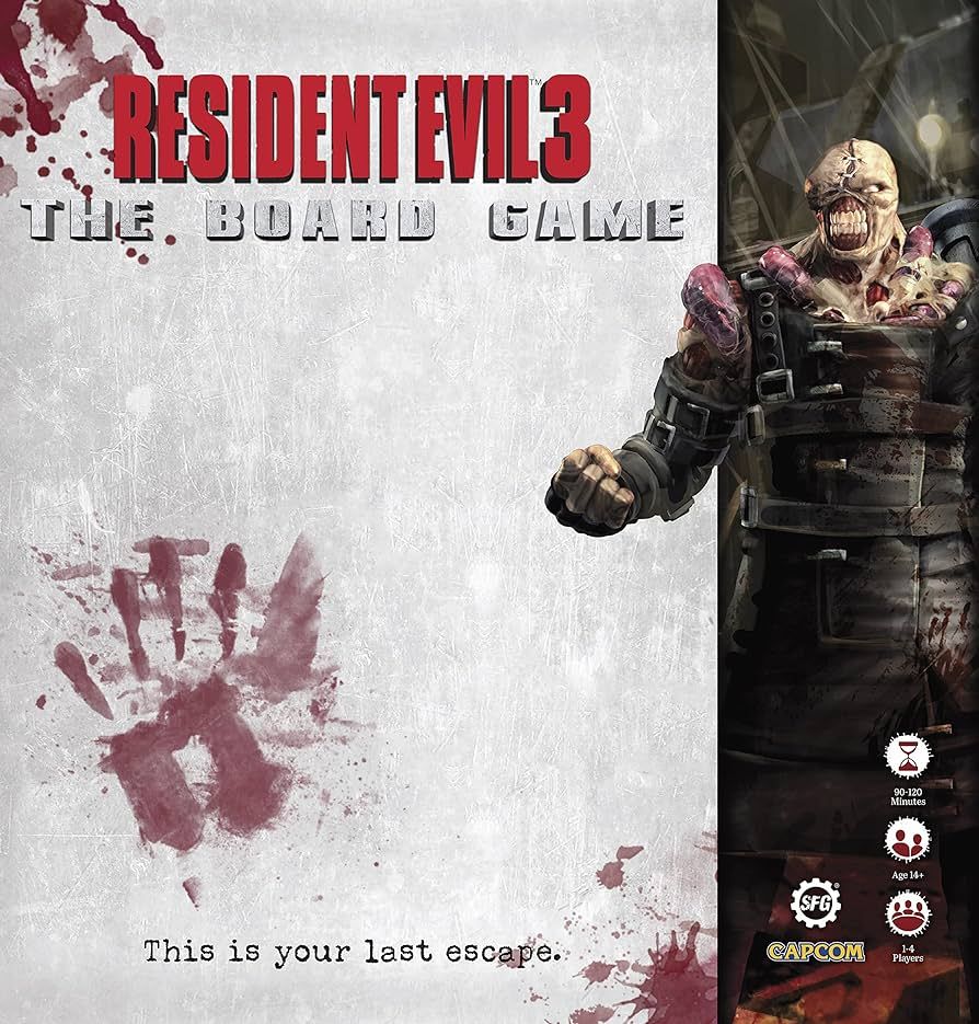 Resident Evil 3: The Board Game background